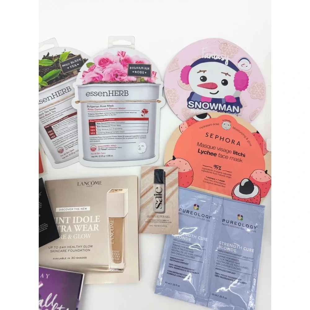 Sephora Luxury Beauty Sample Lot Moroccanoil Kerastase Lancome Fenty 15+ Bundle